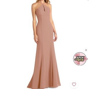 Bridesmaid Dress in Champagne Rose